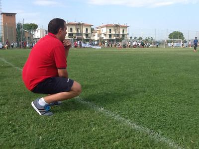 Il Mister immerso nella partita