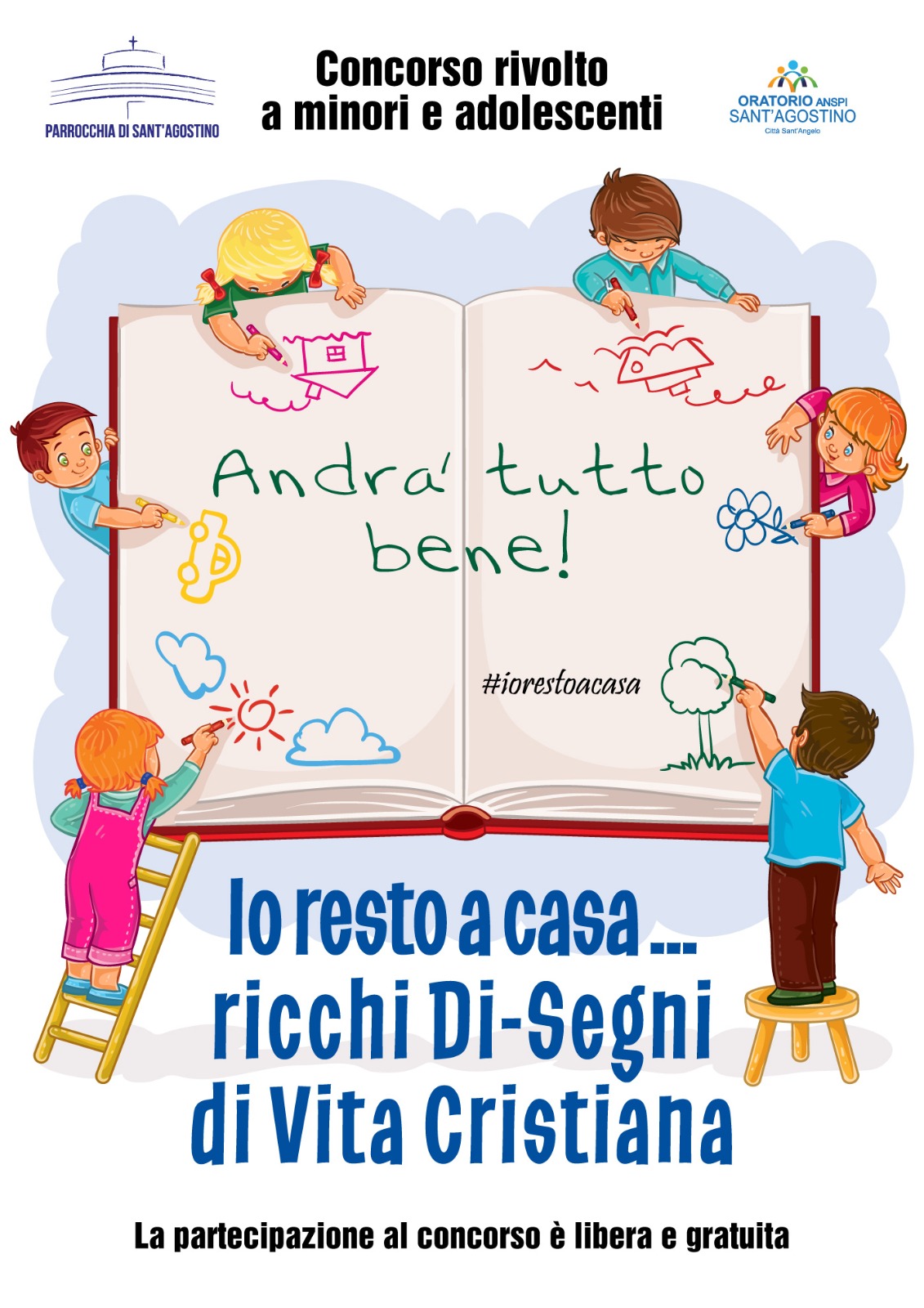 Io resto a casa... ricchi Di-Segni di Vita Cristiana
